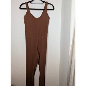 Lululemon Aligned Rib Bodysuit Brown W6 Athleisure Yoga Athleisure Yoga Active